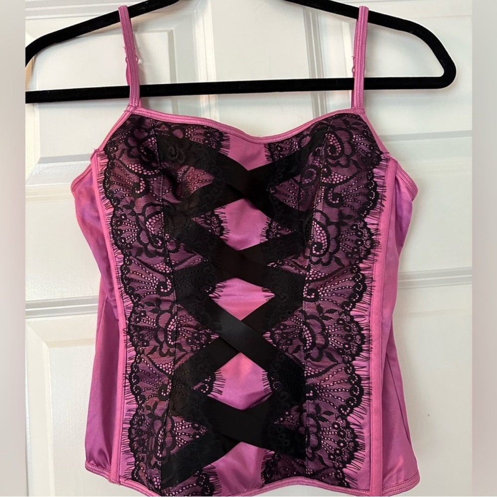 Victoria's Secret Pink Satin Corset